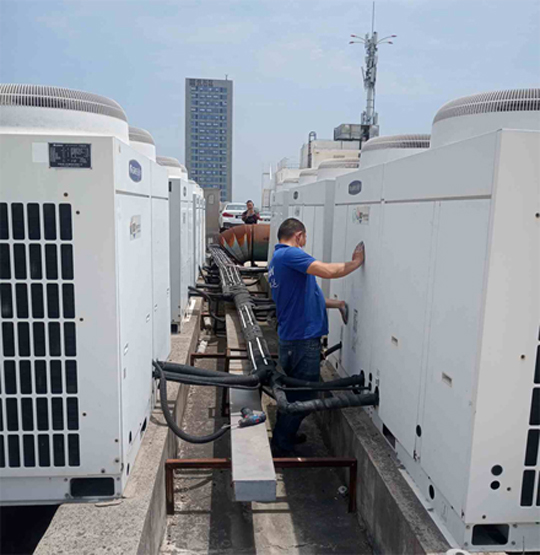 阿尔山中央空调制热和不制冷系统维修方法